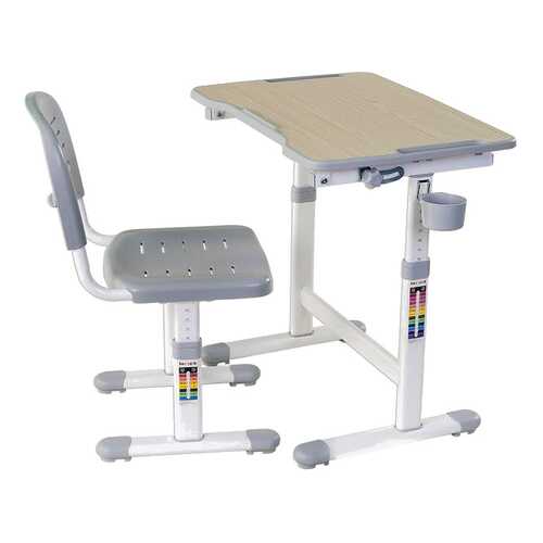 Парта со стулом Fun Desk PICCOLINO II Grey (серый) в Аскона