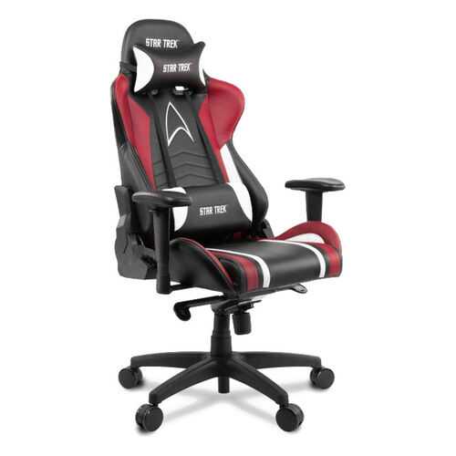 Игровое кресло Arozzi Gaming Chair - Star Trek Edition/Экокожа черная/красная/белая в Аскона