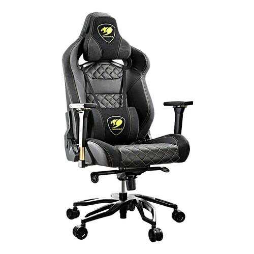 Игровое кресло Cougar THRONE (Black) в Аскона