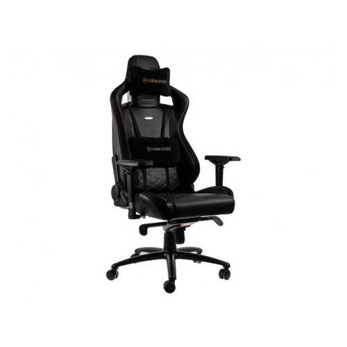 Кресло игровое noblechairs EPIC Black/Gold в Аскона