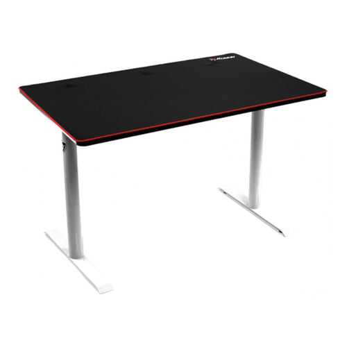 Компьютерный стол Arozzi Arena Leggero Gaming Desk/Черный МДФ/Белый металл в Аскона