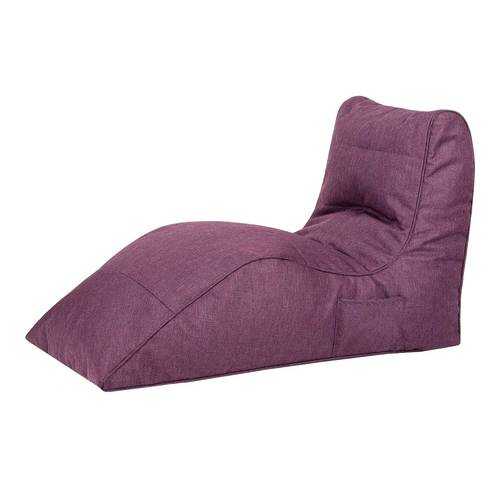 Кресло бескаркасное Папа Пуф Cinema Sofa Purple, размер XXL, рогожка, фиолетовый в Аскона