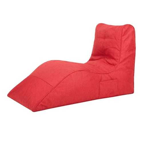 Кресло бескаркасное Папа Пуф Cinema Sofa Red, размер XXL, рогожка, красный в Аскона