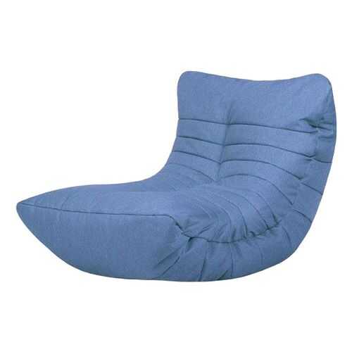 Кресло бескаркасное Папа Пуф Cocoon Chair Blue, размер L, рогожка, синий в Аскона