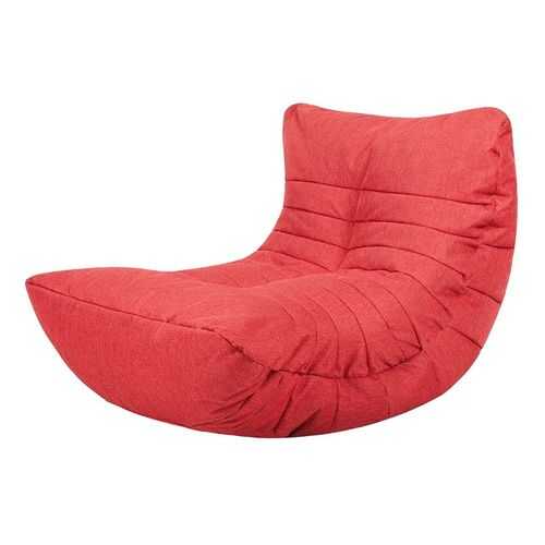 Кресло бескаркасное Папа Пуф Cocoon Chair Red, размер L, рогожка, красный в Аскона