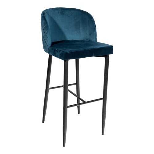 Мягкий барный стул STOOL GROUP MC11B HLR-63 Сине-зеленый, вельвет в Аскона